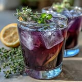 Iced Lavender Lemonade Fresh Mint