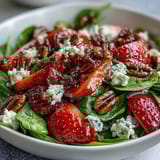 Spring Strawberry Spinach Salad
