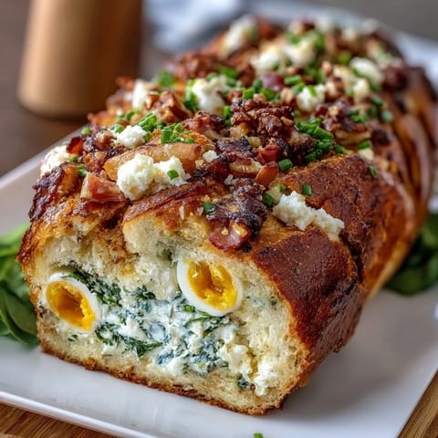 Easter Savory Pie Ham Eggs