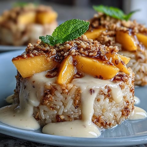 Mango Sticky Rice Cups