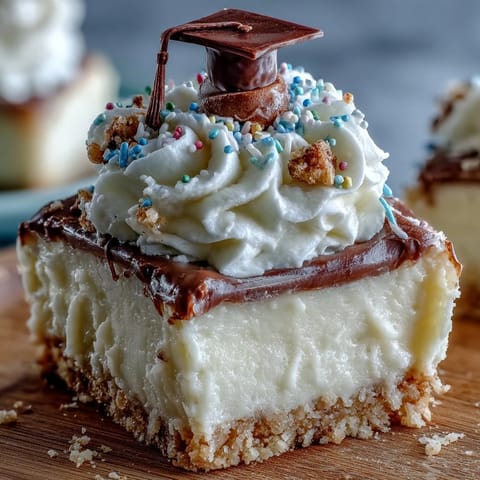 Easy Graduation Cheesecake Bites