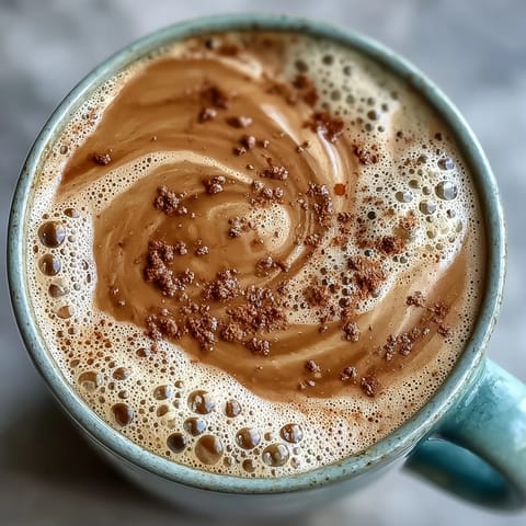 Velvety adaptogens latte, featuring earth mushrooms and ashwagandha, perfect for self-care.
