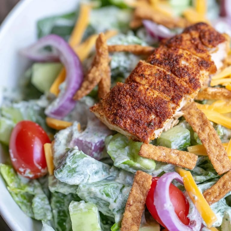 Served as a hearty main dish with optional cheddar cheese and crispy tortilla strips on top.