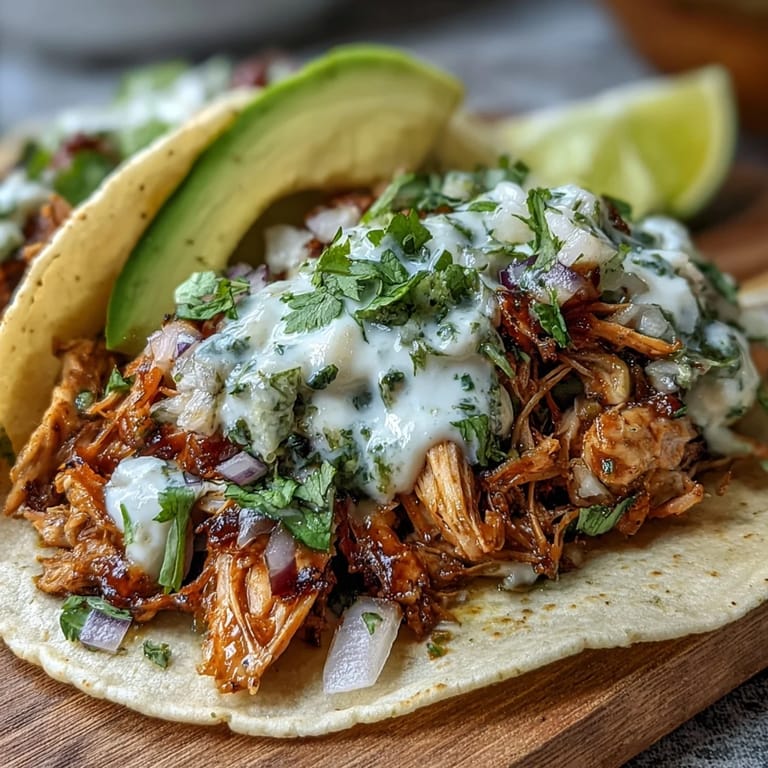 Flavorful slow cooker salsa verde chicken tacos ready for a delicious weeknight meal.