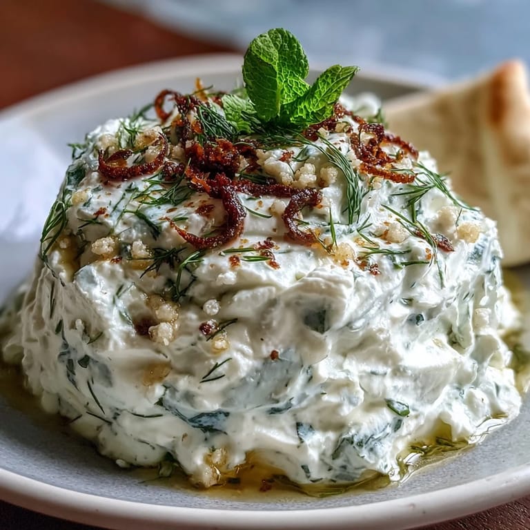 Vibrant Greek Skyr Tzatziki, a zesty garlic dip perfect for fresh veggies.