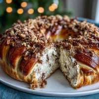 Italian Easter Pie with Ricotta and Salami, a savory baked pie with a golden lattice crust and creamy cheese filling, served on a rustic wooden table.  